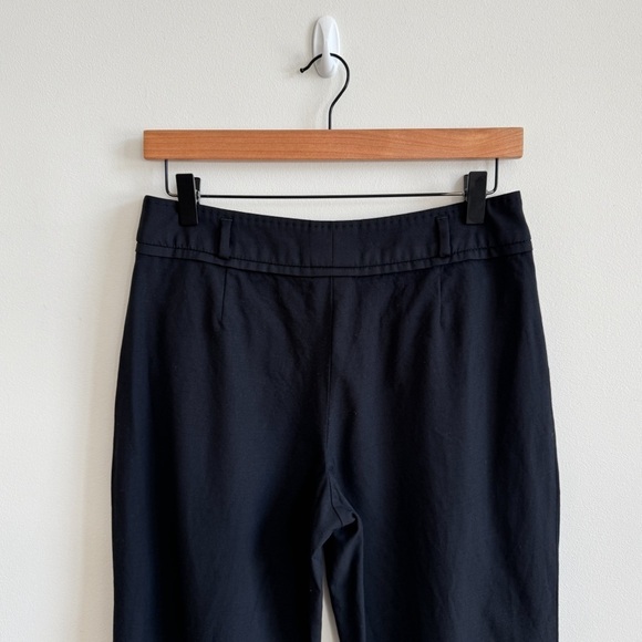 WOLFORD • Wool Cropped Pants with Cuffed Hem in Black - Picture 6 of 10